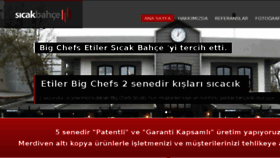 What Sicakbahce.com website looked like in 2016 (8 years ago)