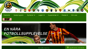 What Superettan.se website looked like in 2016 (8 years ago)