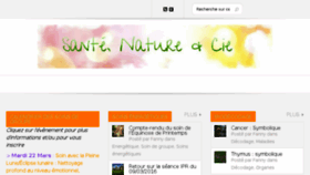 What Santenatureetcie.com website looked like in 2016 (8 years ago)