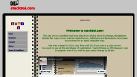 What Stockboi.com website looked like in 2016 (8 years ago)