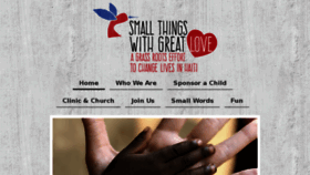 What Smallthingswithgreatlove.com website looked like in 2016 (8 years ago)