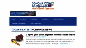 What Sonomacountymortgages.com website looked like in 2016 (8 years ago)