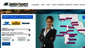 What Sardegna-traghetti.com website looked like in 2016 (8 years ago)