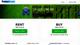 What Satc.com.br website looked like in 2016 (8 years ago)