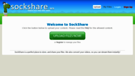 What Sockshare.ws website looked like in 2016 (8 years ago)