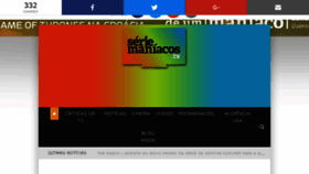 What Seriemaniacos.tv website looked like in 2016 (8 years ago)