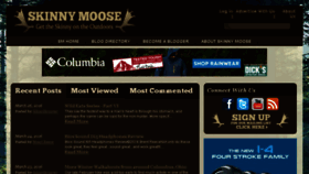 What Skinnymoose.com website looked like in 2016 (8 years ago)