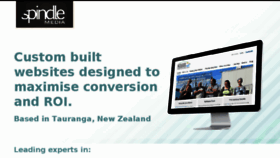 What Spindlemedia.co.nz website looked like in 2016 (8 years ago)