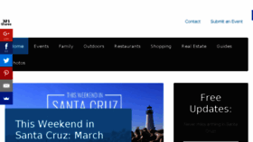 What Santacruzlife.com website looked like in 2016 (8 years ago)