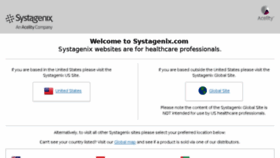 What Systagenix.com website looked like in 2016 (8 years ago)