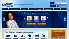 What Syncpayments.com website looked like in 2016 (8 years ago)