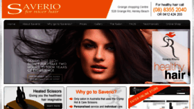 What Saverio.com.au website looked like in 2016 (8 years ago)