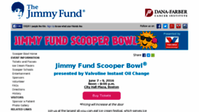 What Scooperbowl.org website looked like in 2016 (8 years ago)