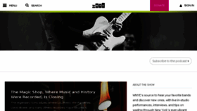 What Soundcheck.org website looked like in 2016 (8 years ago)