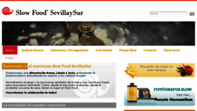 What Slowfoodsevillaysur.es website looked like in 2016 (8 years ago)