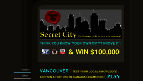 What Secret-city.org website looked like in 2016 (8 years ago)