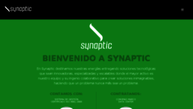 What Synaptic.cl website looked like in 2016 (8 years ago)