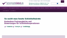 What Schoenheitsgebot.de website looked like in 2016 (8 years ago)