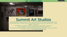 What Summitartstudios.com website looked like in 2016 (8 years ago)