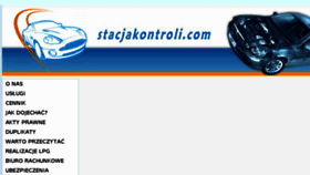 What Stacjakontroli.com website looked like in 2016 (8 years ago)
