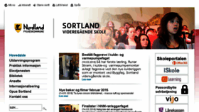What Sortland.vgs.no website looked like in 2016 (8 years ago)
