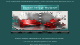 What Services-entretien-menager.com website looked like in 2016 (8 years ago)