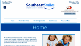 What Southeastsmiles.com website looked like in 2016 (8 years ago)