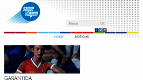 What Saqueviagem.com.br website looked like in 2016 (8 years ago)