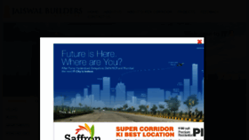 What Saffroncityindore.com website looked like in 2016 (8 years ago)