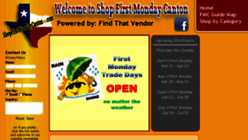 What Shopfirstmondaycanton.com website looked like in 2016 (8 years ago)