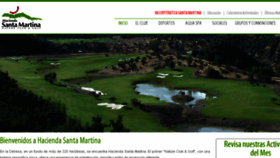 What Santamartina.cl website looked like in 2016 (8 years ago)