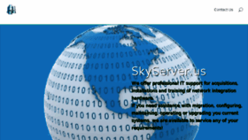 What Skyserver.us website looked like in 2016 (8 years ago)