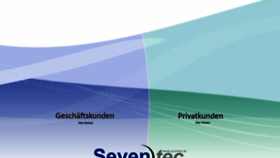 What Seventec.de website looked like in 2016 (8 years ago)