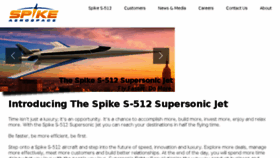 What Spikeaerospace.com website looked like in 2016 (8 years ago)