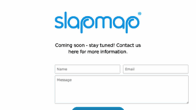 What Slapmap.com website looked like in 2016 (8 years ago)