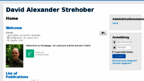 What Strehober.de website looked like in 2016 (8 years ago)