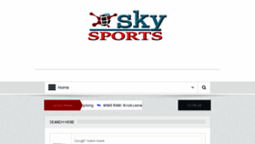 What Skysports24.com website looked like in 2016 (8 years ago)