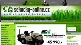 What Sekacky-online.cz website looked like in 2016 (8 years ago)