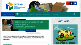 What Szelektalok.hu website looked like in 2016 (8 years ago)