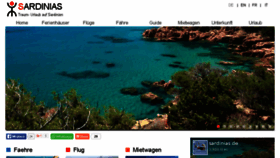 What Sardinias.de website looked like in 2016 (8 years ago)