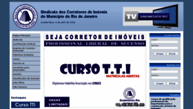 What Sindimoveisrio.com.br website looked like in 2016 (8 years ago)