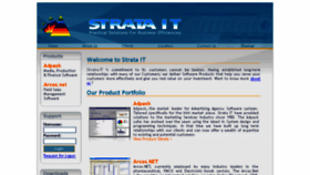 What Stratait.ie website looked like in 2016 (8 years ago)