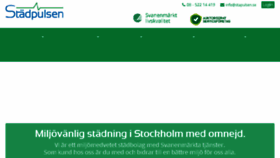 What Stadpulsen.se website looked like in 2016 (8 years ago)