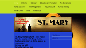What St-mary-catholic-church.org website looked like in 2016 (8 years ago)