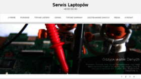 What Serwislaptopow.com website looked like in 2016 (8 years ago)