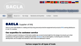 What Sacla-international.com website looked like in 2016 (8 years ago)