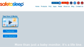 What Safetosleep.com website looked like in 2016 (8 years ago)