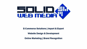 What Solidwebmedia.com website looked like in 2016 (8 years ago)
