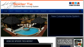 What Spidertie.com website looked like in 2016 (8 years ago)