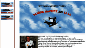 What Sewingmachine221sale.bizland.com website looked like in 2016 (8 years ago)
